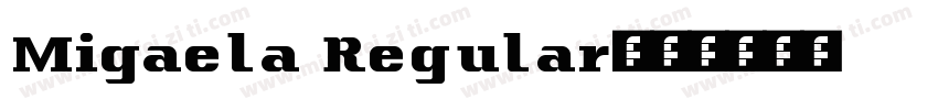 Migaela Regular字体转换